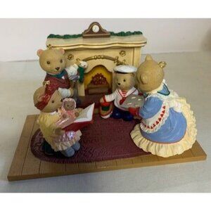 Hallmark The Bearingers of Victoria Circle Ornament Set 1993 Christmas Fun